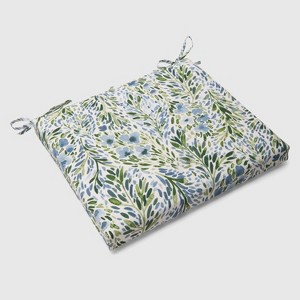 Sammamish Floral Outdoor Seat Cushion - Threshold , Blue Green White