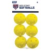 Franklin Sports USA 90MM Plastic Softball Training Balls 6pk - Yellow - 2 of 2