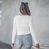 Women's Wrap Front Crop Knitwear - Cupshe - 4 of 4