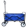 Vynxaria Folding Wagon Cart ¨C Heavy-Duty Utility Wagon with Adjustable Handle for Garden, Shopping, Beach - 3 of 4