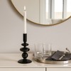 Glass Taper Candle Holder - Modern Decorative Candlestick for Home, Office, Bedroom & Living Room - Elegant Tall Contemporary Accent Decor - 2 of 4