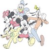 Girl's Mickey & Friends Running Group Shot T-Shirt - 2 of 4