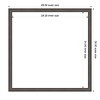 Amanti Art 26"x26" Florence Pewter Framed Magnetic Dry Erase Board - 4 of 4