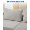 108" Modular Cloud Sectional Couch with L-Shape Chaise, Modern Modular Sofa with Deep Seat, Oversized Sofa Sleeper, No Assembly Required, Left Facing - 4 of 4