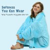 Catalonia Women's Casual Blanket Hoodie Sweatshirt, Cozy Fleece Blanket Pullover Sweater with front Pocket, Clothing Cozy Gift for Wife Woman - 4 of 4