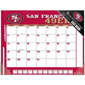 NFL San Francisco 49ers 22" x 17" 2024 Desk Calendar