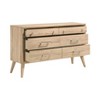 NicBex Mid-Century Modern 2/5/6 Drawer Dresser,Wood Chest of Drawers with Metal Handles for Bedroom,Living Room,Entryway,Oak - 2 of 4