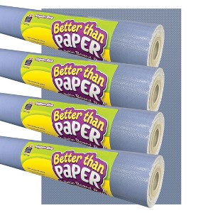 Teacher Created Resources® Better Than Paper® Bulletin Board Roll, 4' x 12', Aegean Blue, 4 Rolls - 1 of 4