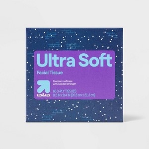 Holiday Ultra Soft Facial Tissue - Windows - 65ct - up&up™ - 1 of 4