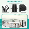 BestMassage Dog Playpen 24/32/40 Inch Heavy Duty Playpen Pen Dog Fence Dog Kennel with Doors Indoor Outdoor Pet Exercise Pen Puppy Playpen - 3 of 4