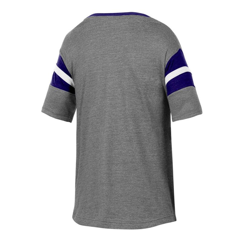NCAA TCU Horned Frogs Girls&#39; Short Sleeve Striped Shirt, 2 of 4
