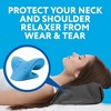 Impresa [2 Pack] Microfiber Cover for Neck Stretcher Pillow - Drawstring for Cervical Neck Traction Pillow - Universal Fit - 2 of 4