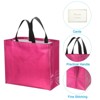 Unique Bargains Reusable Non-Woven Metallic Shiny Finish Gift Goodie Bags 12 Pcs - 4 of 4