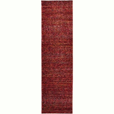 Oriental Weavers Atlas 8033K Red/ Rust Indoor Area Rug - 2'6" x 12'