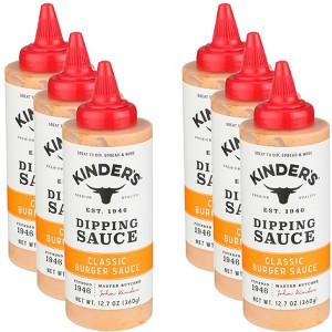 Kinders Dipping Sauce Classic Burger - Case of 6 - 12.7 OZ - 1 of 4