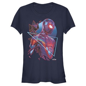 Juniors Womens Marvel Spider-Man: Miles Morales Retro Hero T-Shirt - 1 of 3
