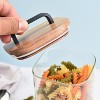 Sharp Chef Glass Airtight Storage Jar with Wooden Acacia Lid, Glass Food Storage Jars, 37 oz / 1.1 L / 4.5 cups - 3 of 3