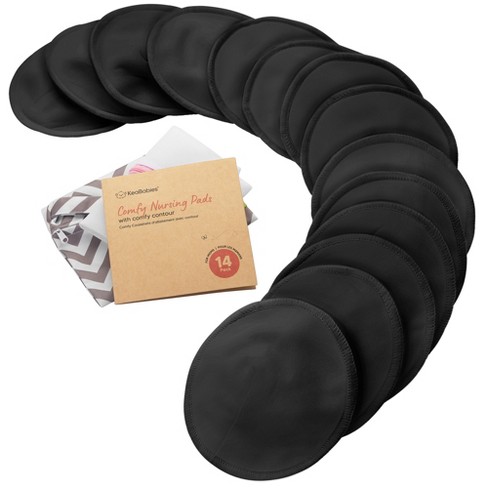 Fearless Leakproof® Reusable Nursing Pads | Black & Beige