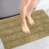 Unique Bargains Absorbent Chenille Bath High Pile Quick Dry Bath Machine Washable Rugs - 2 of 4