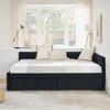 NicBex Full Size Daybed with 2 Drawers,Upholstered Velvet Sofa Bed Frame for Bedroom,Living Room,Apartment - 2 of 4