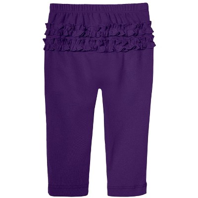 City Threads USA-Made Baby Ruffle Butt Soft Cotton Leggings