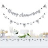 Big Dot of Happiness We Still Do - 25th Wedding Anniversary - Party Letter Banner Decoration - 36 Banner Cutouts and Happy Anniversary Banner Letters - 2 of 4