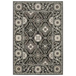 Oriental Weavers Raylan RAY05 Charcoal/ Grey Indoor Area Rug - 3'3" x 5' - 1 of 4