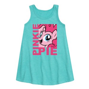 Girls' - My Little Pony - Pinkie Pie Graphic Sleeveless Aline Dress - 1 of 3