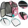 PetAmi Premium Dog Backpack Carrier Small Large Cat Puppies, Ventilated Pet Hiking Travel Bag, Airline Approved Safety Camping Biking - 3 of 4
