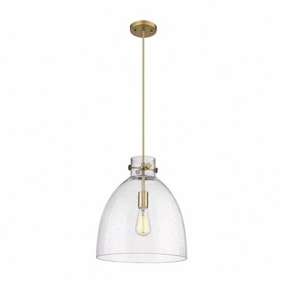 Newton Bell - 1 Light Pendant In Industrial Style-16 Inches Tall and 14 Inches Wide