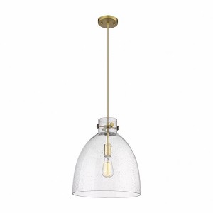 Newton Bell - 1 Light Pendant In Industrial Style-16 Inches Tall and 14 Inches Wide - 1 of 1