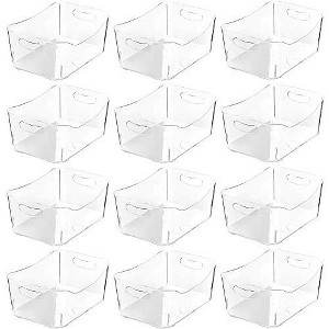 YBM Home Plastic Storage Bin, Pack of 12 - 1 of 4
