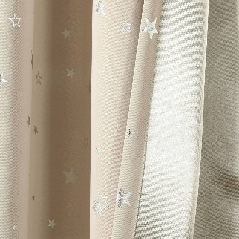 Set of 2 Star Blackout Window Curtain Panels - Lush Décor, 6 of 13