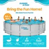 Summer Waves Elite 18ft x 48in Metal Frame Outdoor Backyard Above Ground Pool Set with Filter Pump, Ladder, Ground Cloth, Cover, and Maintenance Kit - 2 of 4