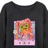 Women's - LOL Surprise! - Play Dazzle Music Lightweight French Terry Wide Neck Long Sleeve Shirt - 2 of 4