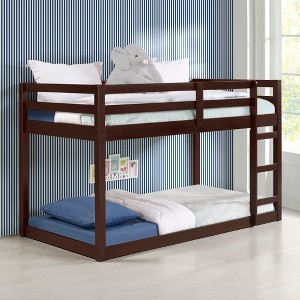 Twin Size Loft Bed with Rails and Ladder for Bedroom - 1 of 4