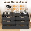 Belord 6 Drawer Double Dresser for Bedroom, Modern Wooden Dresser Chest with Golden Handles for Living Room and Entryway - 2 of 4