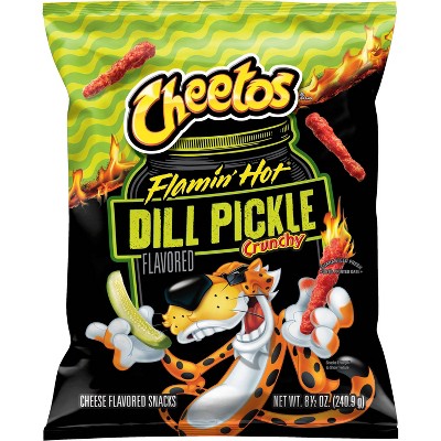 Frito-Lay XL Cheetos Chips Flamin' Hot Dill Pickle - 8.50oz