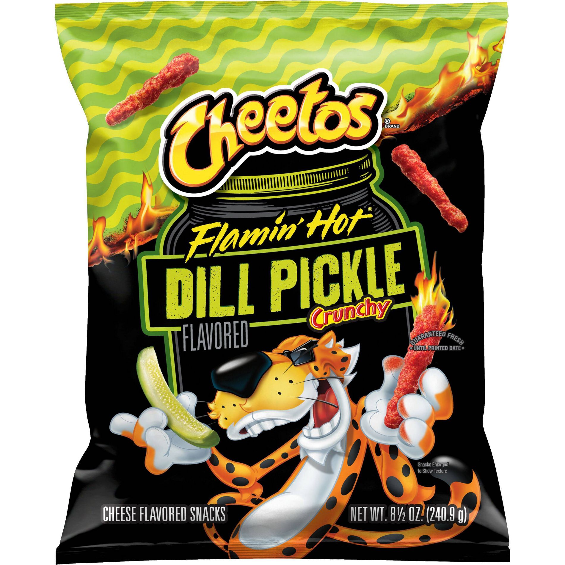 Cheetos Flamin' Hot Dill Pickle Chips - 8.5oz