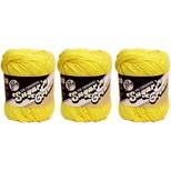 (Pack of 3) Lily Sugar'n Cream Yarn - Solids-Sunshine