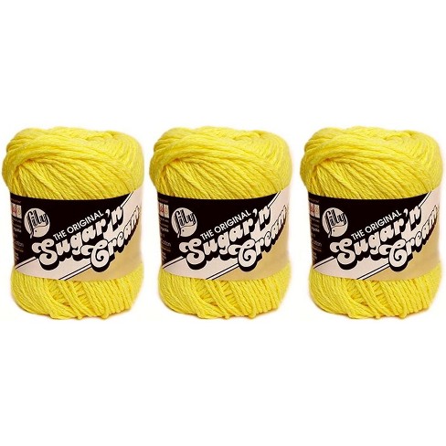 pack Of 3) Lily Sugar'n Cream Yarn - Solids-sunshine : Target