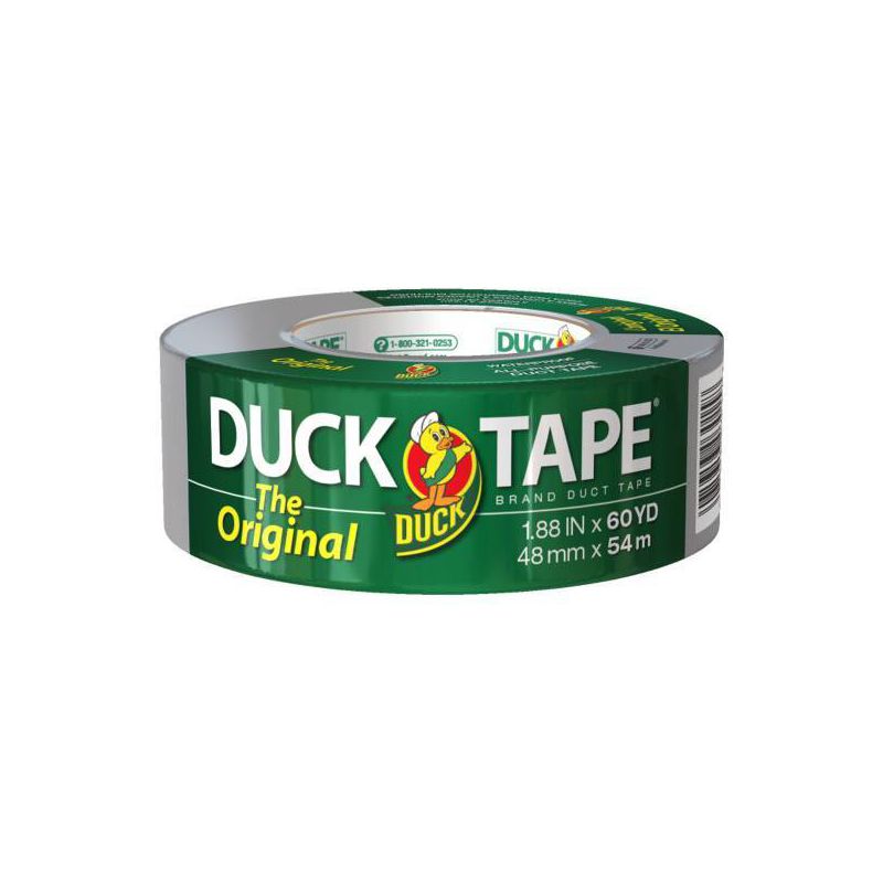 Duck 60 yd The Original Duck Brand Duct Tape Silver, 1 of 8