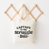 City Creek Prints Captain Of The Struggle Bus Canvas Tote Bag - 15x16 - Natural - 2 of 2
