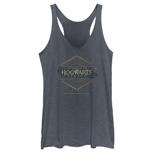 Women's Hogwarts Legacy Small Art Deco Logo Racerback Tank Top - 1 of 4