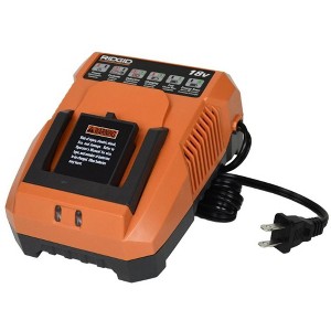 Ridgid R86091 18 Volt Dual-Chemistry Battery Charger # 140189005 - 1 of 3