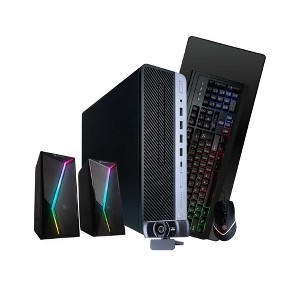 Refurbished HP ProDesk 600G4 Desktop Computer-Intel i5-AMD RadeonRX 550-16GB RAM-1TB SSD-Keybrd & Mouse-Speakr-Windows 11 Pro-Manufacturer Refurbished - 1 of 4