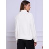 INSPIRE CHIC Women's Turtleneck Long Sleeve High-low Hem Stretchy Sweater - 3 of 4