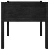 vidaXL Garden Planter Black Solid pinewood 27.6x27.6x27.6 in Durable - 4 of 4