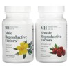 Michael's Health Male & Female Reproductive Factors Couples' Pack, 2 Bottles, 60 Vegetarian Tablets Each - 4 of 4