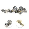 Unique Bargains Rhinestones Butterfly French Barrette Hair Clips 1 Pc - 3 of 4